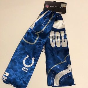💙NFL Colts Silky Team Scarf & Free Shawl bundle